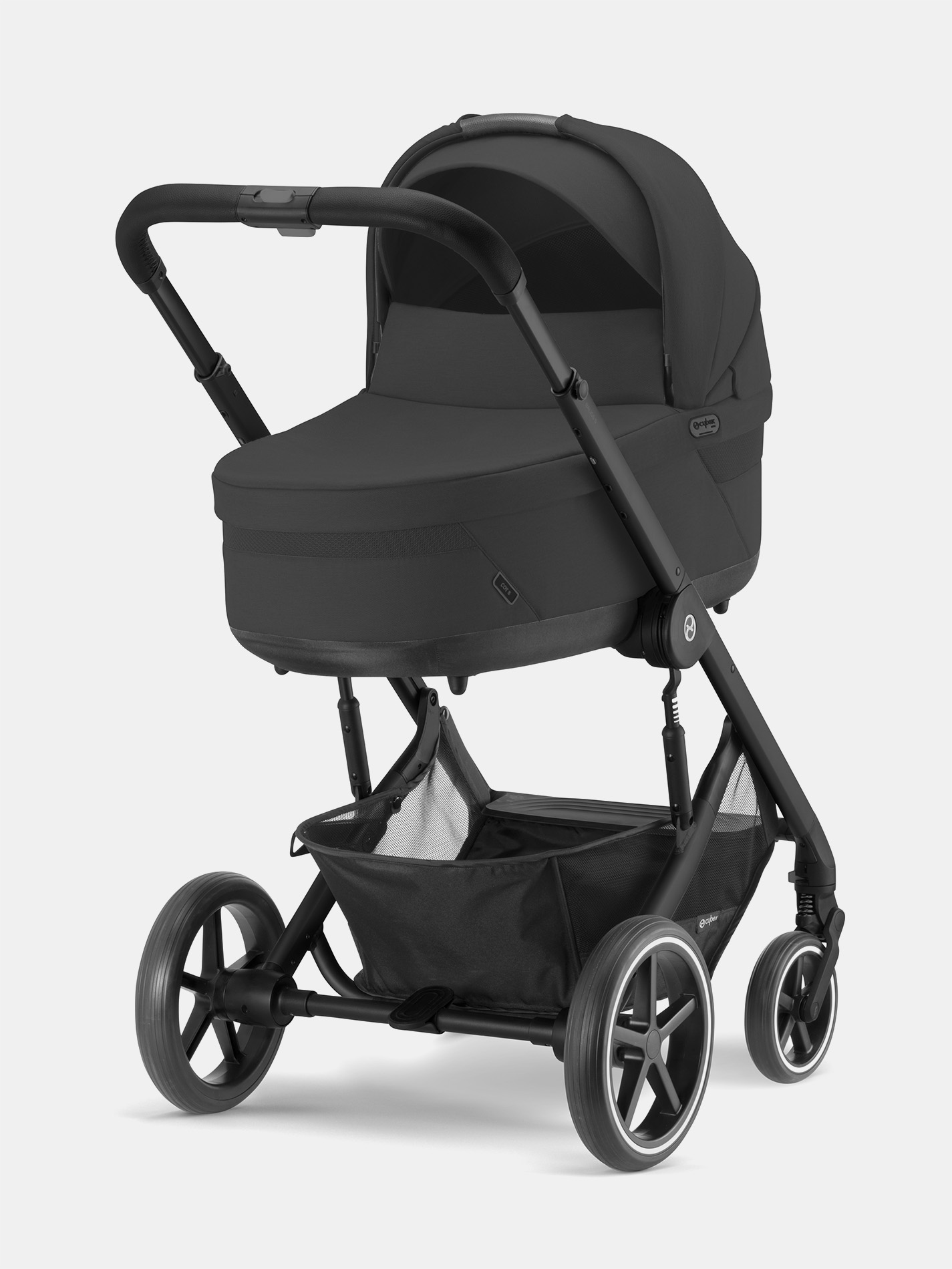 Cybex Balios S Lux 2.0 Cot mit Lux Moon 2in1 S – Black