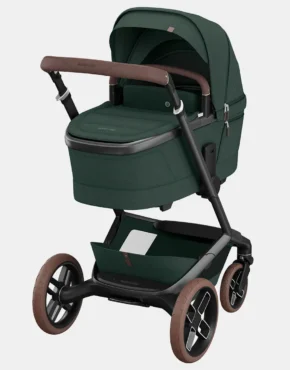 Maxi-Cosi Fame – Kombi-Kinderwagen – Set 4in1 – inkl. Pebble 360 Pro V2 Babyschale und Familyfix 360 Pro Base – Twillic Green